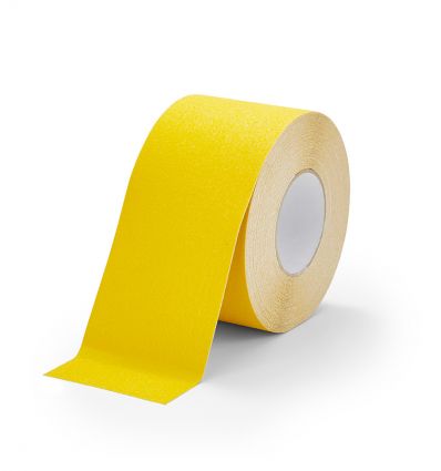 Bande adhésive antidérapante pour nez de marche noire ou jaune