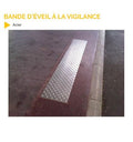 Bande Podotactile Acier Inoxydable