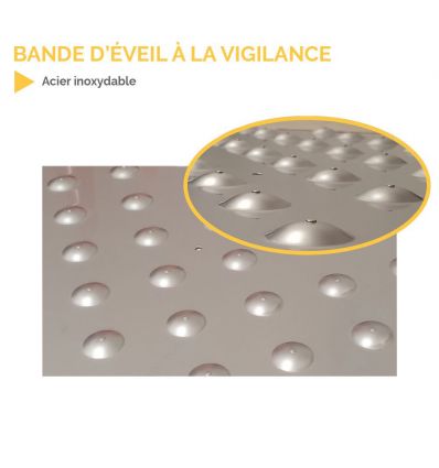 Bande Podotactile Acier Inoxydable