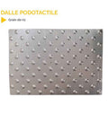 Bande Podotactile Aluminium en Grain de riz