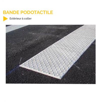 Bande Podotactile Thermocollée pour extérieur