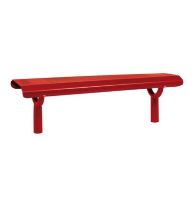 Banquette en acier pour abribus