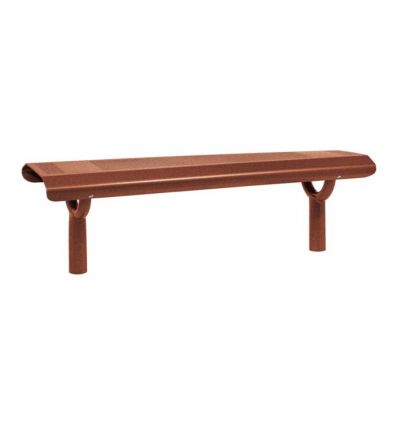 Banquette en acier pour abribus