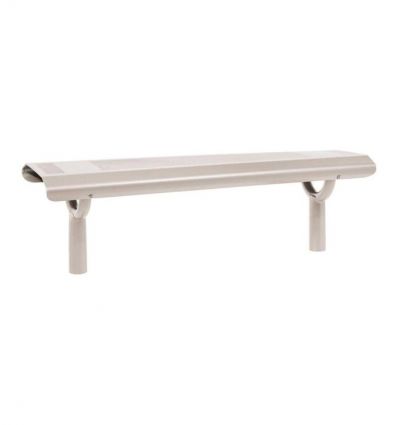 Banquette en acier pour abribus