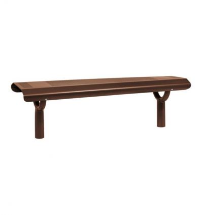 Banquette en acier pour abribus