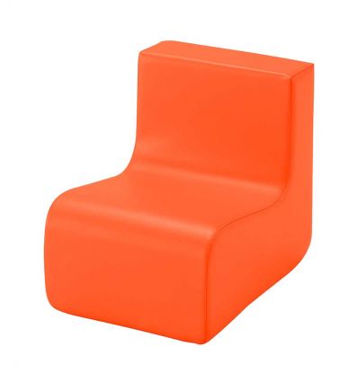 Banquette en Mousse avec dossier pour maternelle