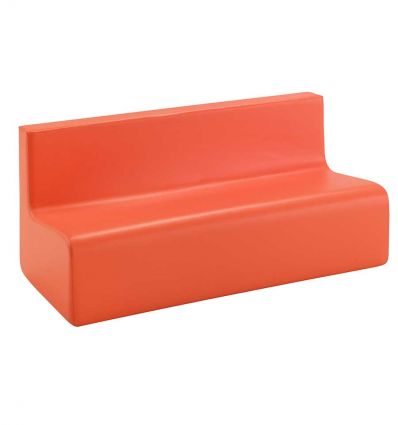 Banquette en Mousse avec dossier pour maternelle