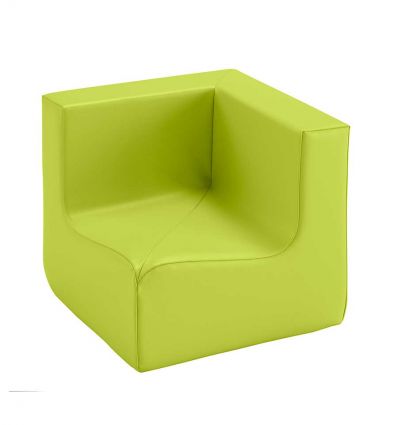 Banquette en Mousse avec dossier pour maternelle