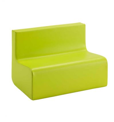 Banquette en Mousse avec dossier pour maternelle