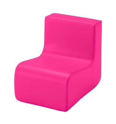Banquette en Mousse avec dossier pour maternelle
