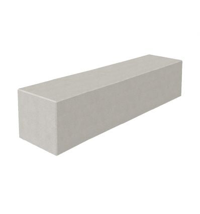 Banc monobloc béton extérieur pour collectivités
