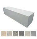 Banc monobloc béton extérieur pour collectivités
