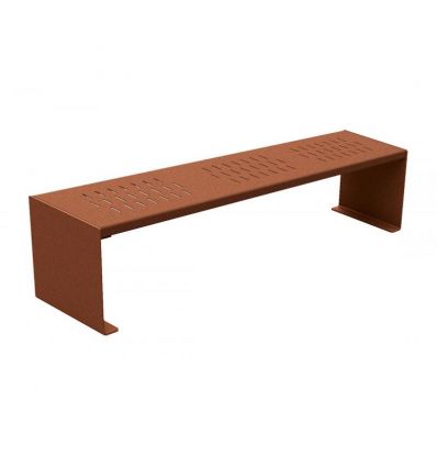 Banquette publique extérieure en acier 1800 mm