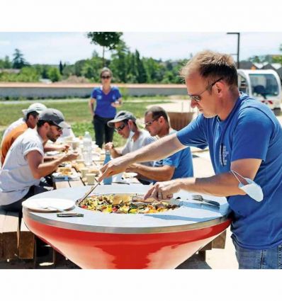 Barbecue pour espace public électrique