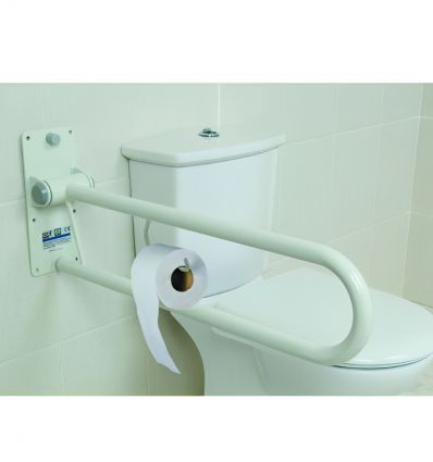 Barre d'appui relevable WC