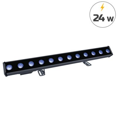 Barre d'éclairage extérieure 12 x 2 W