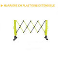Barrière de Clôture Extensible en Plastique