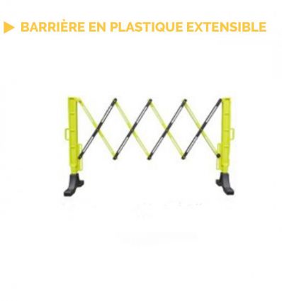 Barrière de Clôture Extensible en Plastique