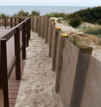 Barrière de protection anti-sable