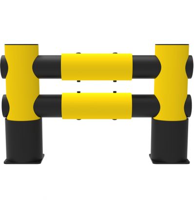 Barrière de protection de rack flexible