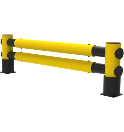 Barrière de protection de rack flexible