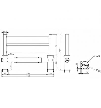 Barrière de protection flexible pour rack