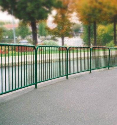 Barrière de ville à barreaux L.2000 mm
