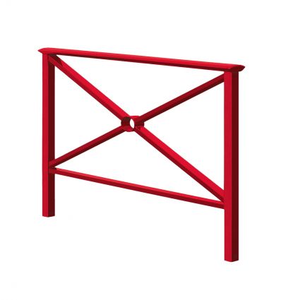 Barrière croix de Saint André L.1500 mm