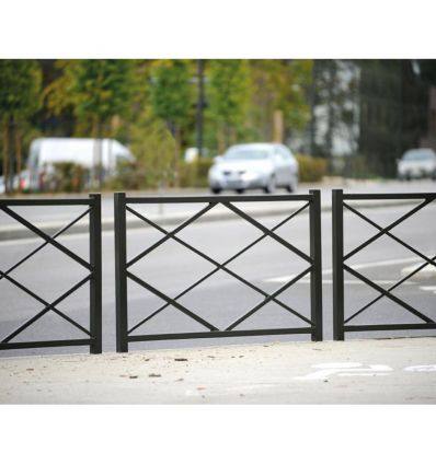 Barrière de ville losange L.1500 mm
