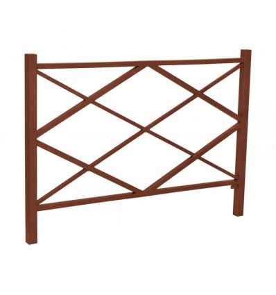 Barrière de ville losange L.1500 mm