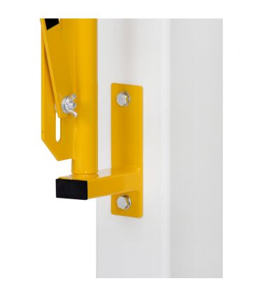 Barrière extensible de sécurité industrielle fixation murale