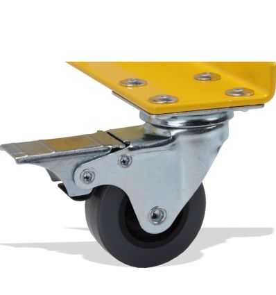Barrière extensible industrielle avec poteau fixe