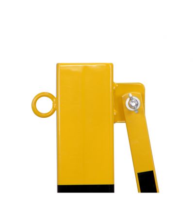 Barrière extensible industrielle avec poteau fixe