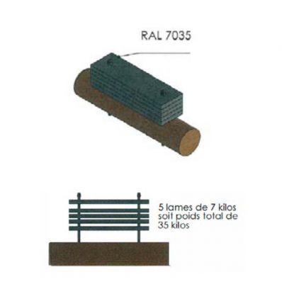 Barrière levante bois