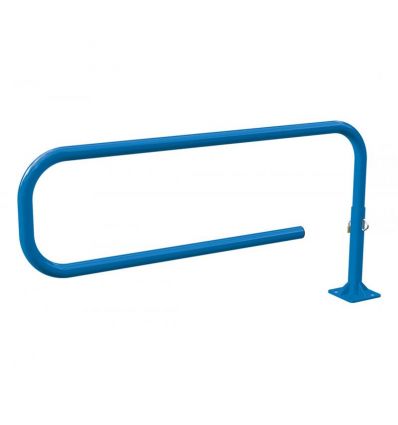 Barrière tournante trombone en acier