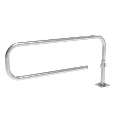 Barrière tournante trombone en acier