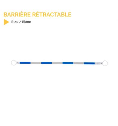 Barrière Rétractable pour Cônes de Signalisation