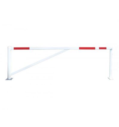 Barrière Pivotante télescopique 3 à 4,75 m en acier