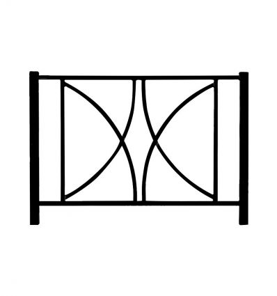 Barrière de ville en acier L.1100 mm ou L.1500 mm