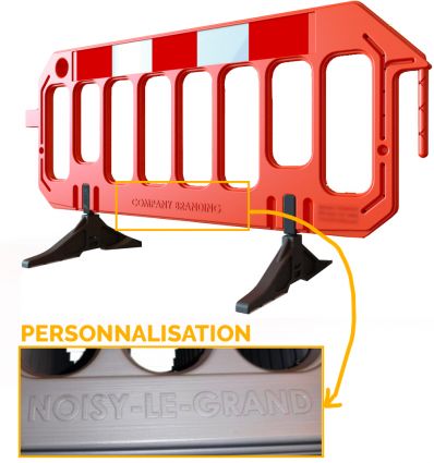Barrière Vauban en Polyéthylène Réfléchissante