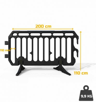 Barrière Vauban en Polyéthylène