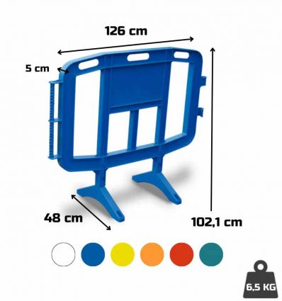 Barrière vauban en polypropylène