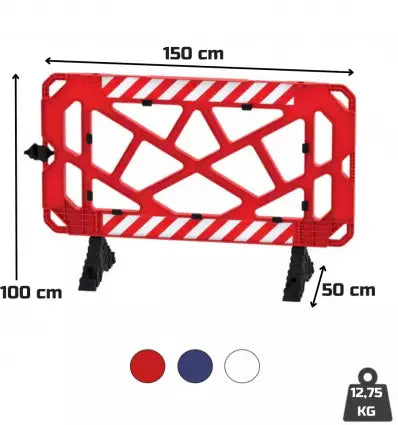 Barrière Vauban en PVC renforcée