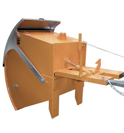 Benne auto basculante avec couvercle bombé