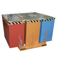 Benne auto basculante de tri chantier - 3 compartiments