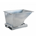 Benne auto basculante galvanisée pour chariot élévateur
