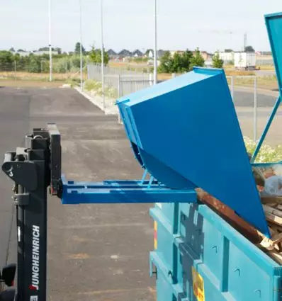 Benne auto basculante pour chariot élévateur DIB