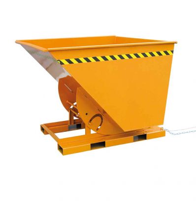 Benne auto-basculante pour chariot élévateur
