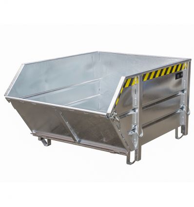 Benne de chantier à gravats 1000 L