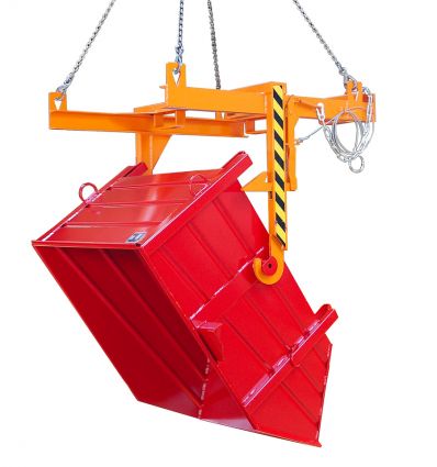 Benne de chantier à gravats 1000 L